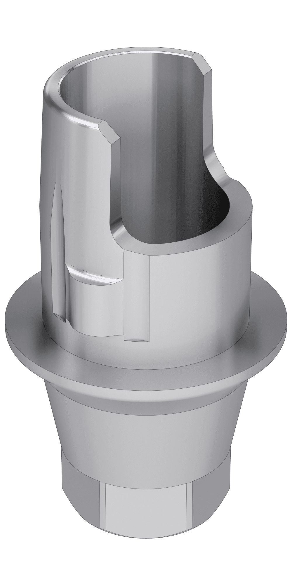 Corticon, Flexi (PCT) base, implant level, positioned