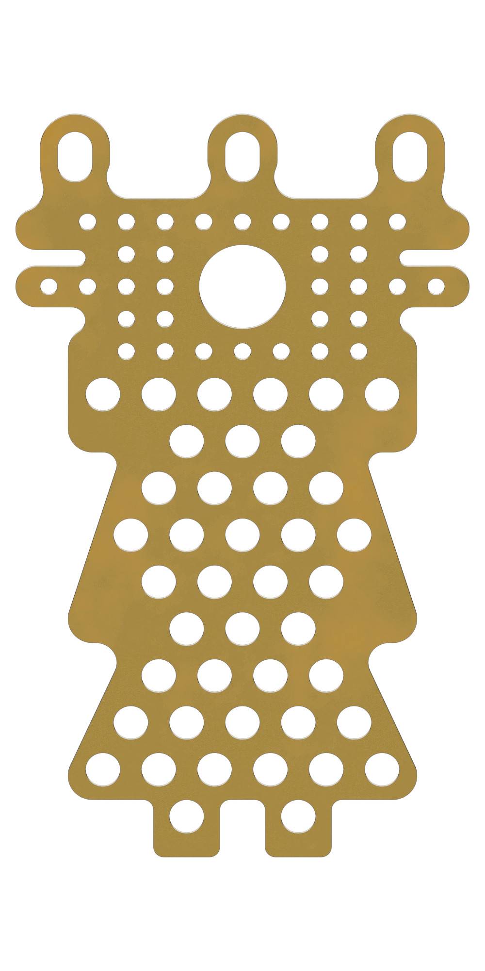 BIONIKA, Perforated plate, combined, 0,1 mm thickness
