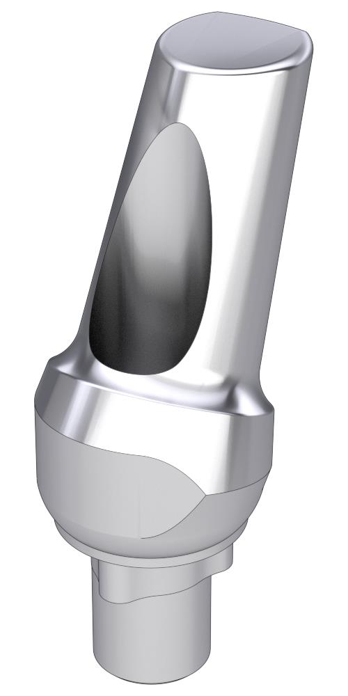 UNIFORM Nobel® Replace® (RP) Compatible, Anatomic abutment, angled
