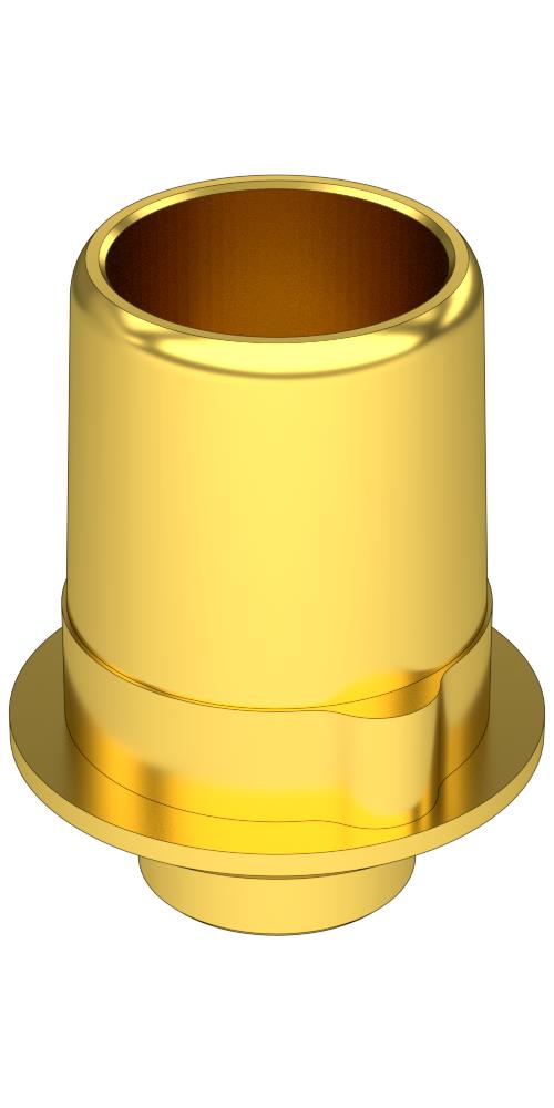 UNIFORM Nobel® Replace® (RP) Compatible, Titanium base, implant level, non-positioned