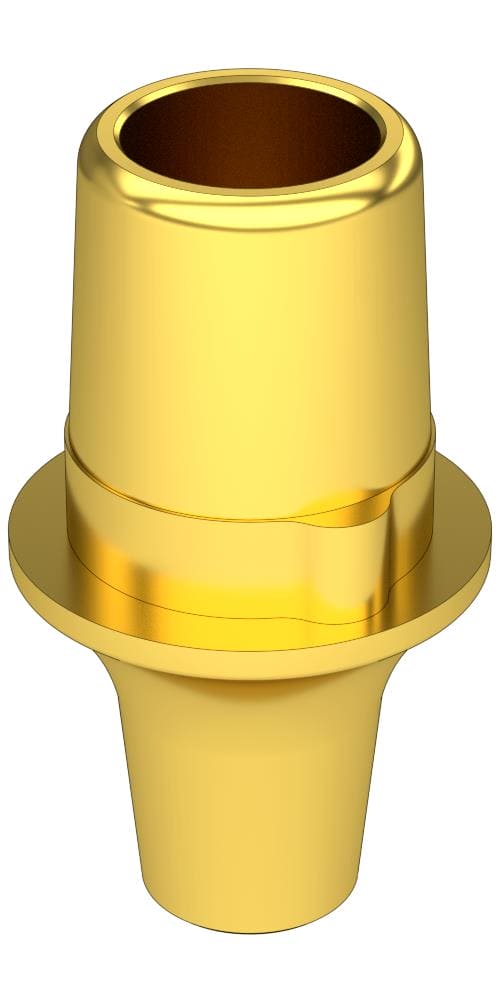 UNIFORM ANKYLOS® C (CA) Compatible, Titanium base, implant level, positioned