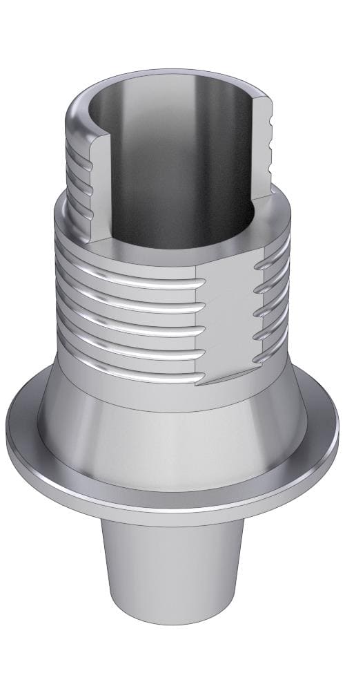 UNIFORM ANKYLOS® C (CA) Compatible, Flexi (PCT) base, implant level, non-positioned