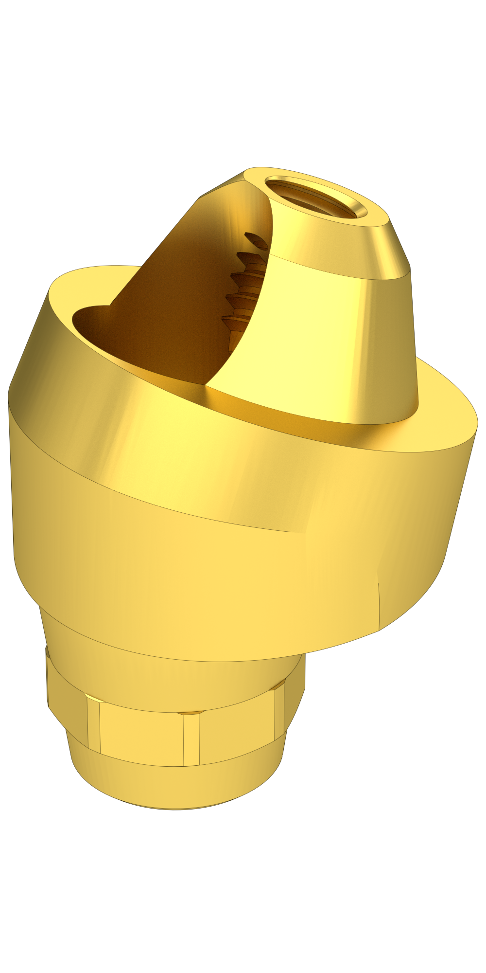 UNIFORM Straumann® Sin Octa® (ST) Compatible, Multi-unit abutment, screw retained, angled