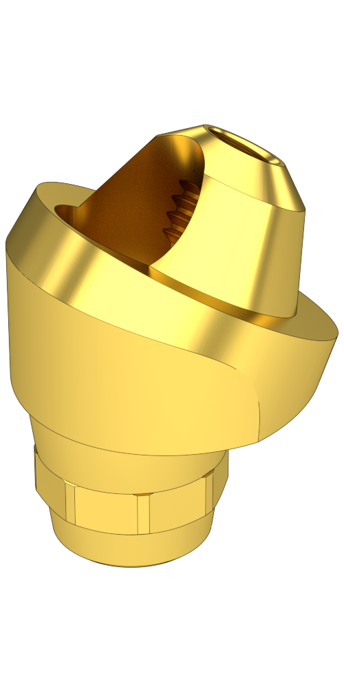 UNIFORM Straumann® Sin Octa® (ST) Compatible, Multi-unit abutment, screw retained, angled