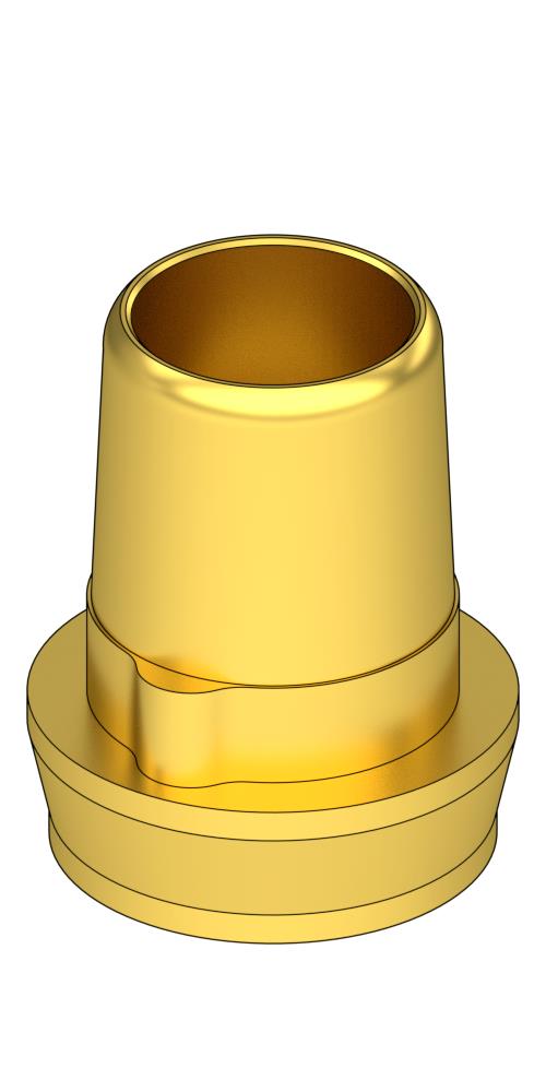 UNIFORM Nobel® Brånemark® (BR) Compatible, Titanium base, implant level, non-positioned