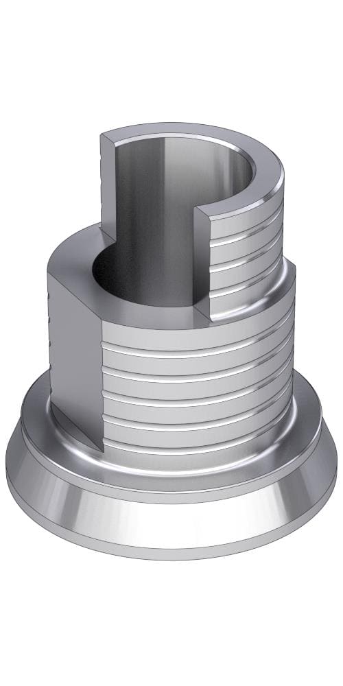 UNIFORM Biomet 3i® (3I) Compatible, Flexi (PCT) base, implant level, non-positioned
