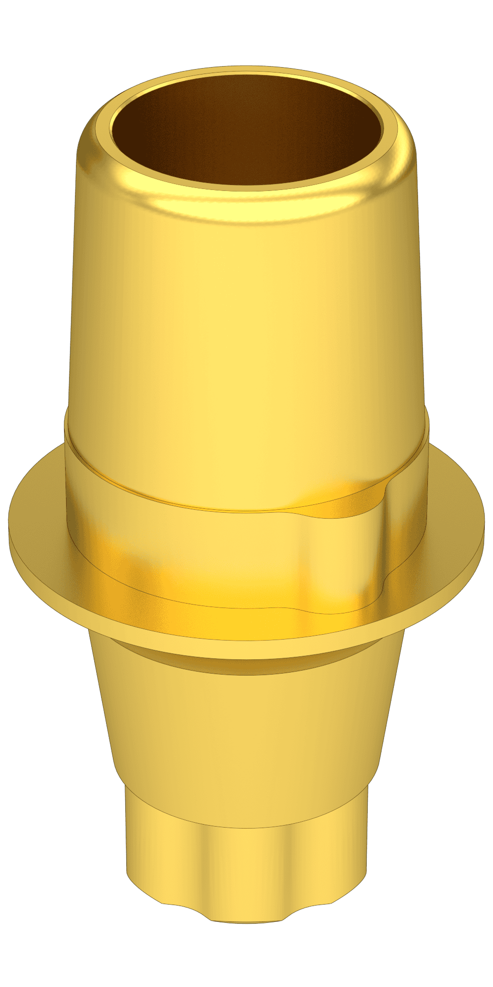 UNIFORM DIO® SM (DI SM) Compatible, Titanium base, implant level, positioned