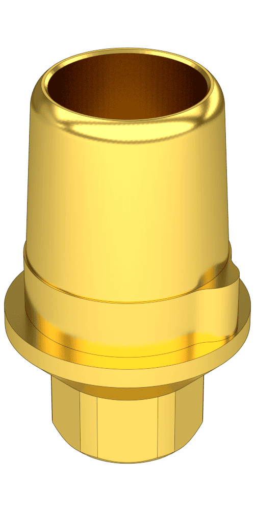 UNIFORM BEGO Semados® (SD) Compatible, Titanium base, implant level, positioned