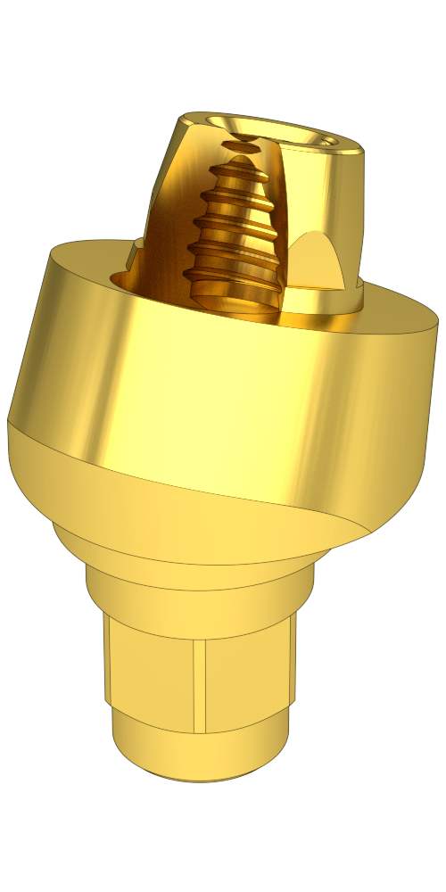 UNIFORM XiVE® Friadent® (FR) Compatible, Multi-unit abutment, screw retained, angled