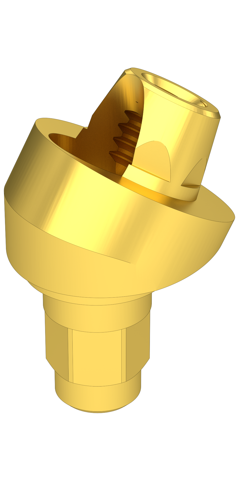UNIFORM XiVE® Friadent® (FR) Compatible, Multi-unit abutment, screw retained, angled