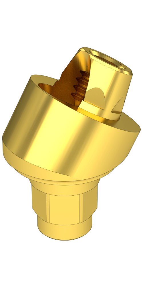 UNIFORM XiVE® Friadent® (FR) Compatible, Multi-unit abutment, screw retained, angled