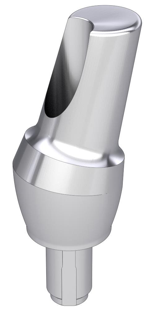 UNIFORM Vital Wieland® (WL) Compatible, Anatomic abutment, angled