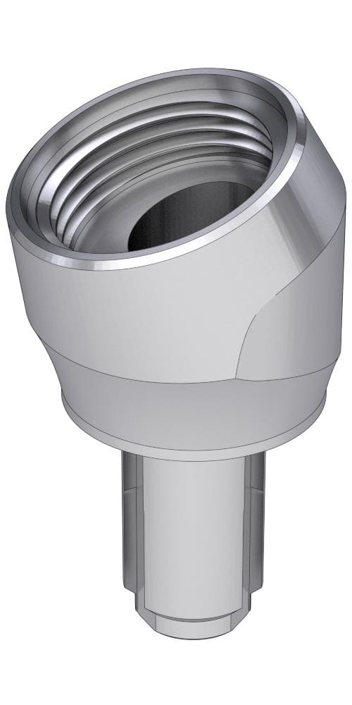 UNIFORM Vital Wieland® (WL) Compatible, Multi-Compact abutment (MC abutment), angled
