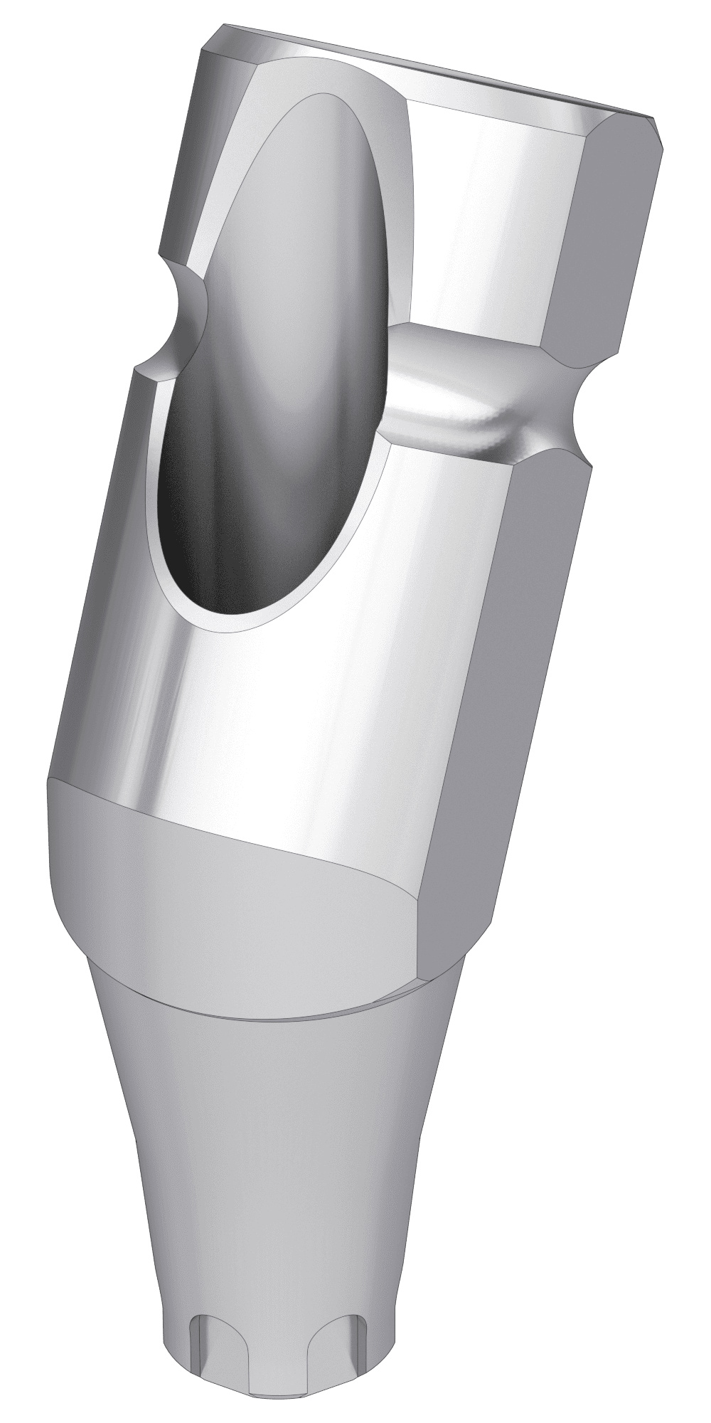 UNIFORM MIS® C1® (C1) Compatible, Impression coping for closed tray, angled