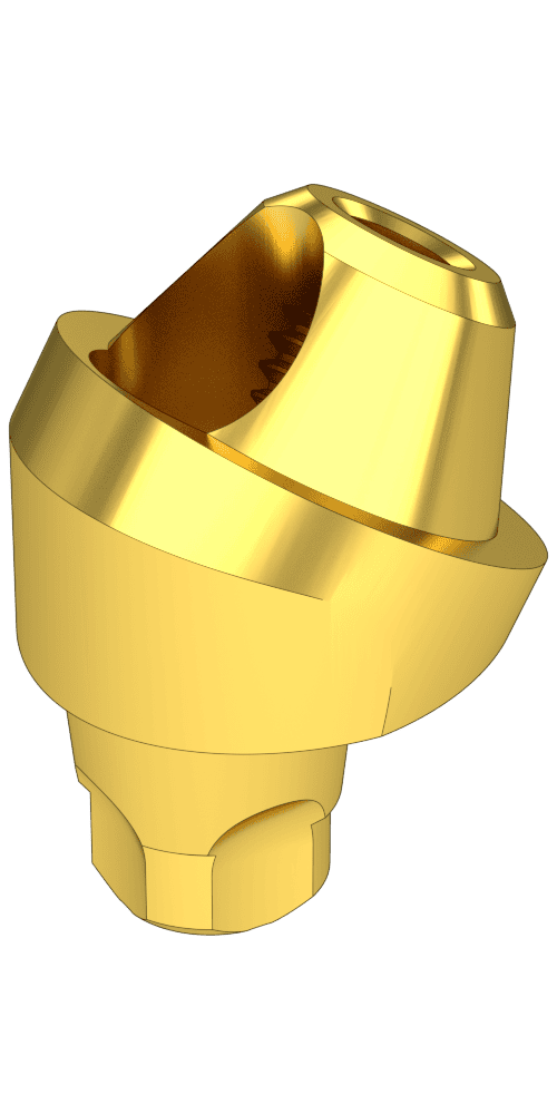UNIFORM MIS® C1® (C1) Compatible, Multi-unit abutment, screw retained, angled