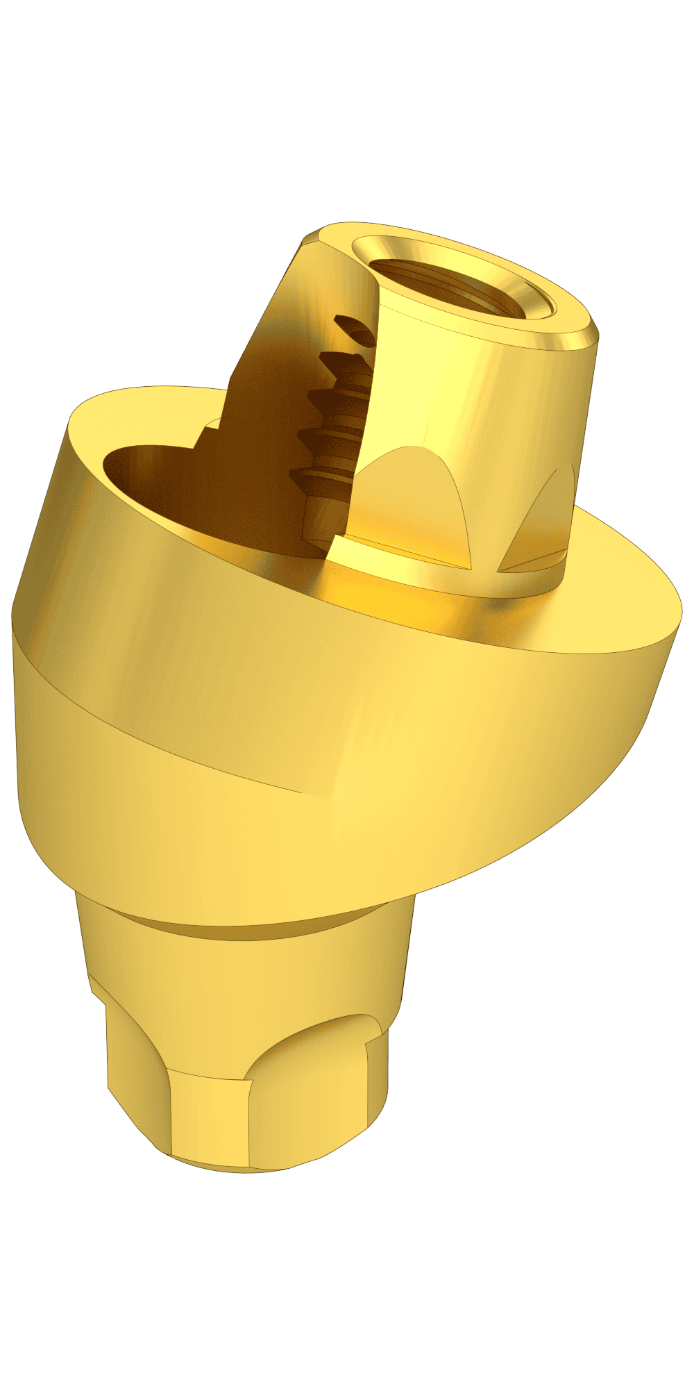UNIFORM MIS® C1® (C1) Compatible, Multi-unit abutment, screw retained, angled