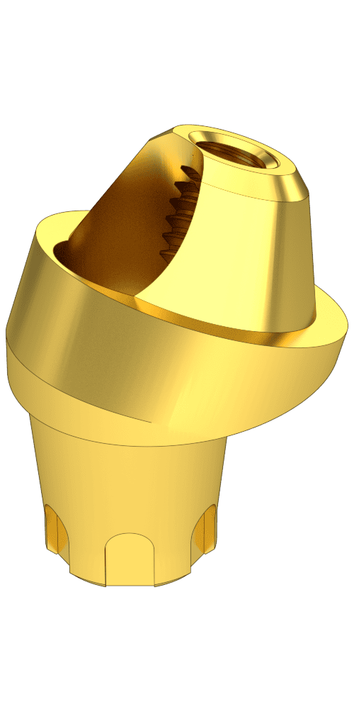 UNIFORM MIS® C1® (C1) Compatible, Multi-unit abutment, screw retained, angled
