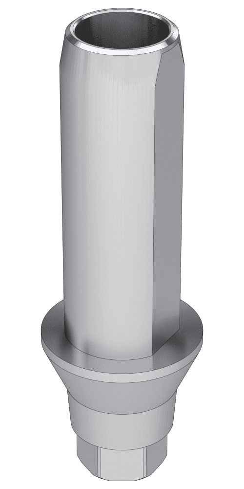 UNIFORM MEGAGEN® Anyridge® (MG) Compatible, Tube abutment, implant level, positioned