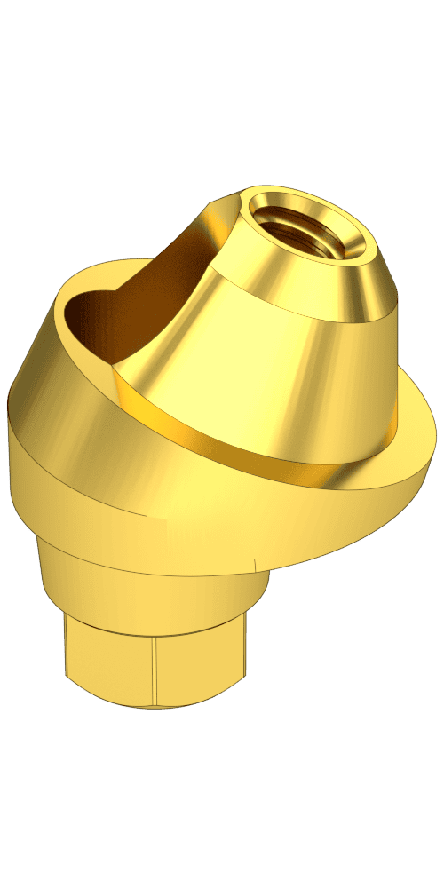UNIFORM MEGAGEN® Anyridge® (MG) Compatible, Multi-unit abutment, screw retained, angled