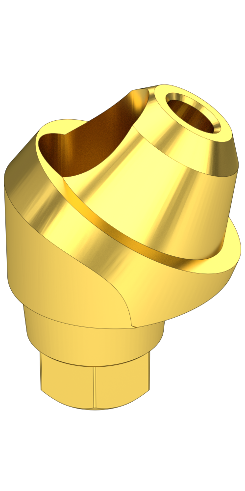 UNIFORM MEGAGEN® Anyridge® (MG) Compatible, Multi-unit abutment, screw retained, angled
