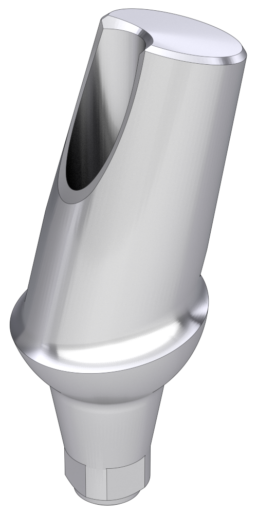 UNIFORM Dentium® NR Line (DN) Compatible, Anatomic abutment, angled