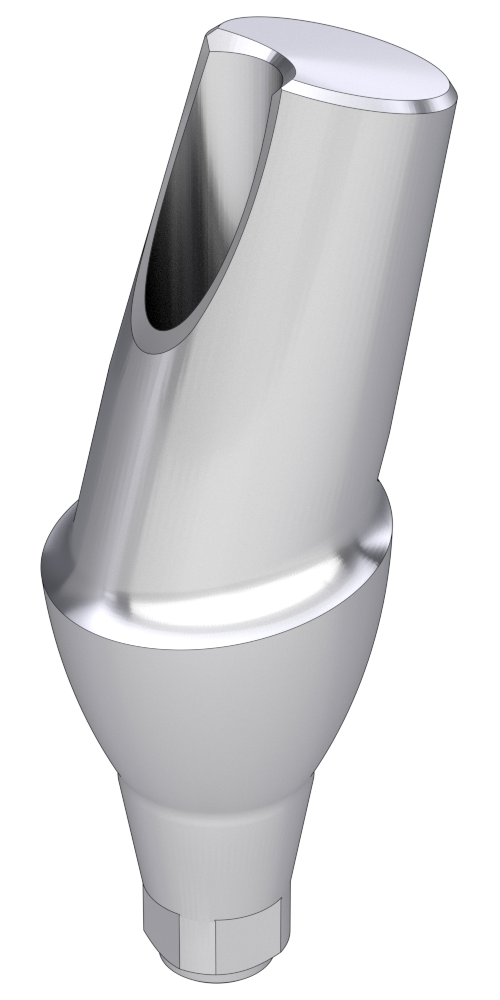 UNIFORM Dentium® NR Line (DN) Compatible, Anatomic abutment, angled