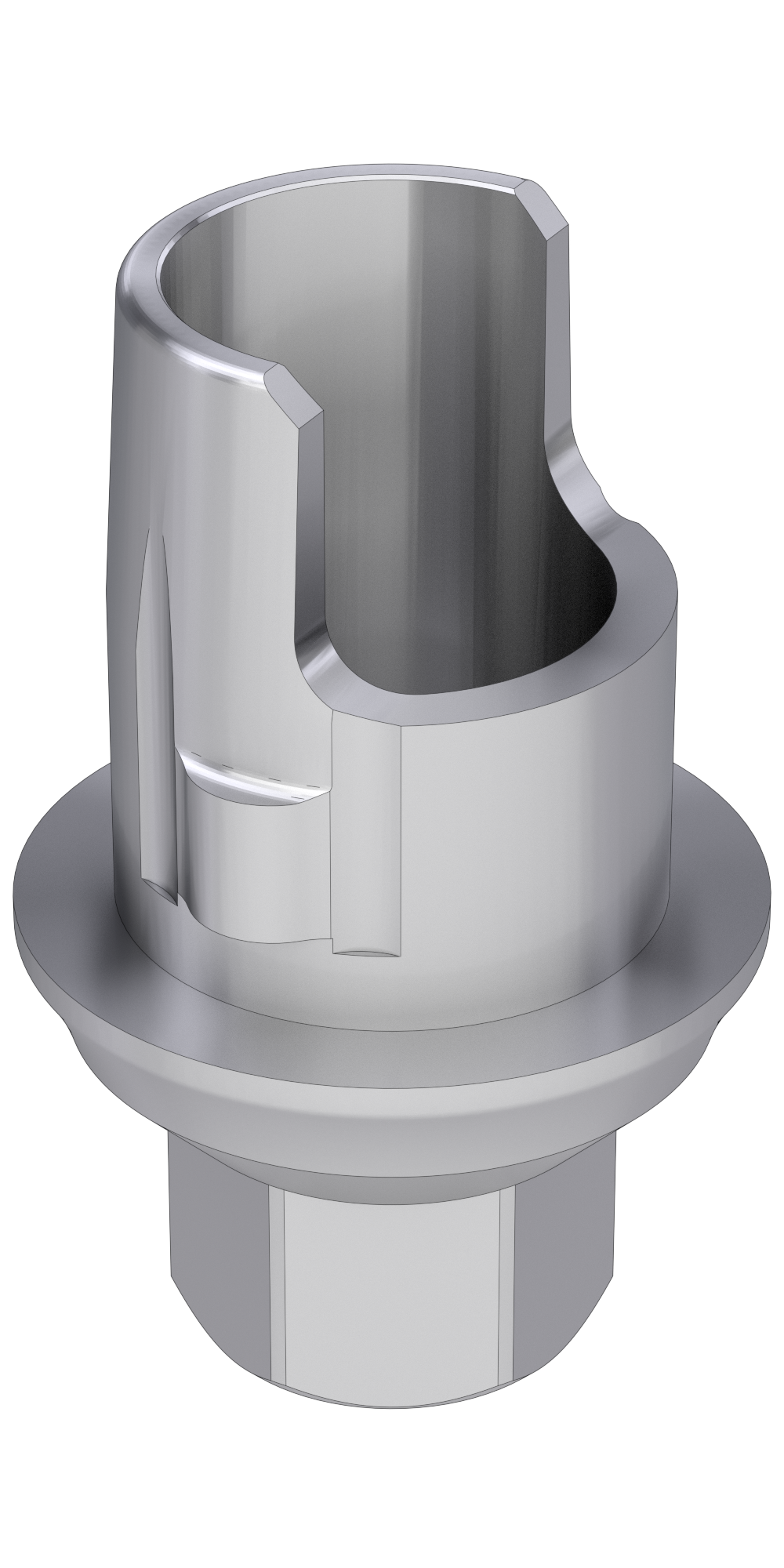 Biolevel, Flexi (PCT) base, implant level, positioned