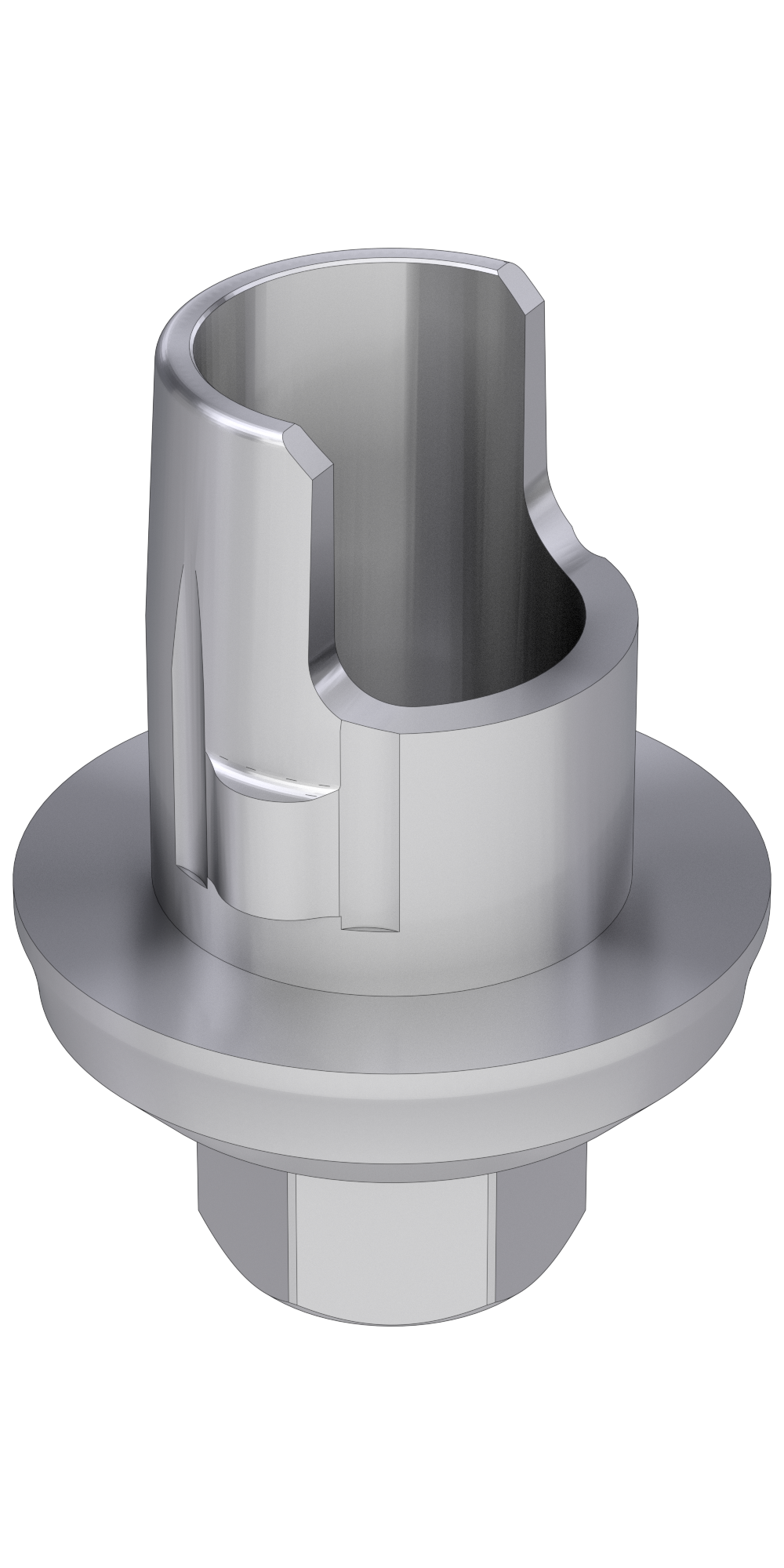 Biolevel, Flexi (PCT) base, implant level, positioned