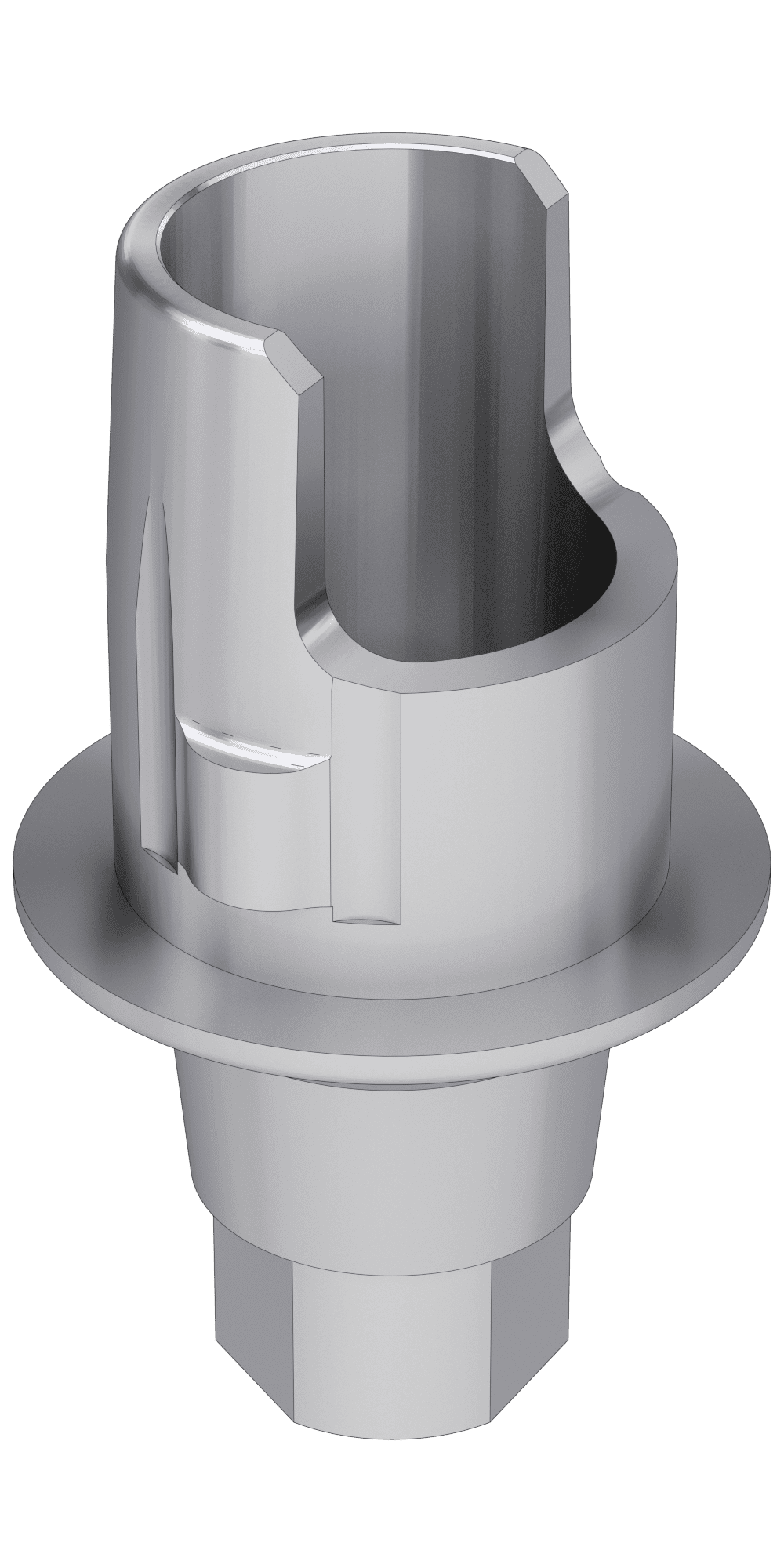 UNIFORM Anthogyr® Axiom® (AG) Compatible, Flexi (PCT) base, implant level, positioned