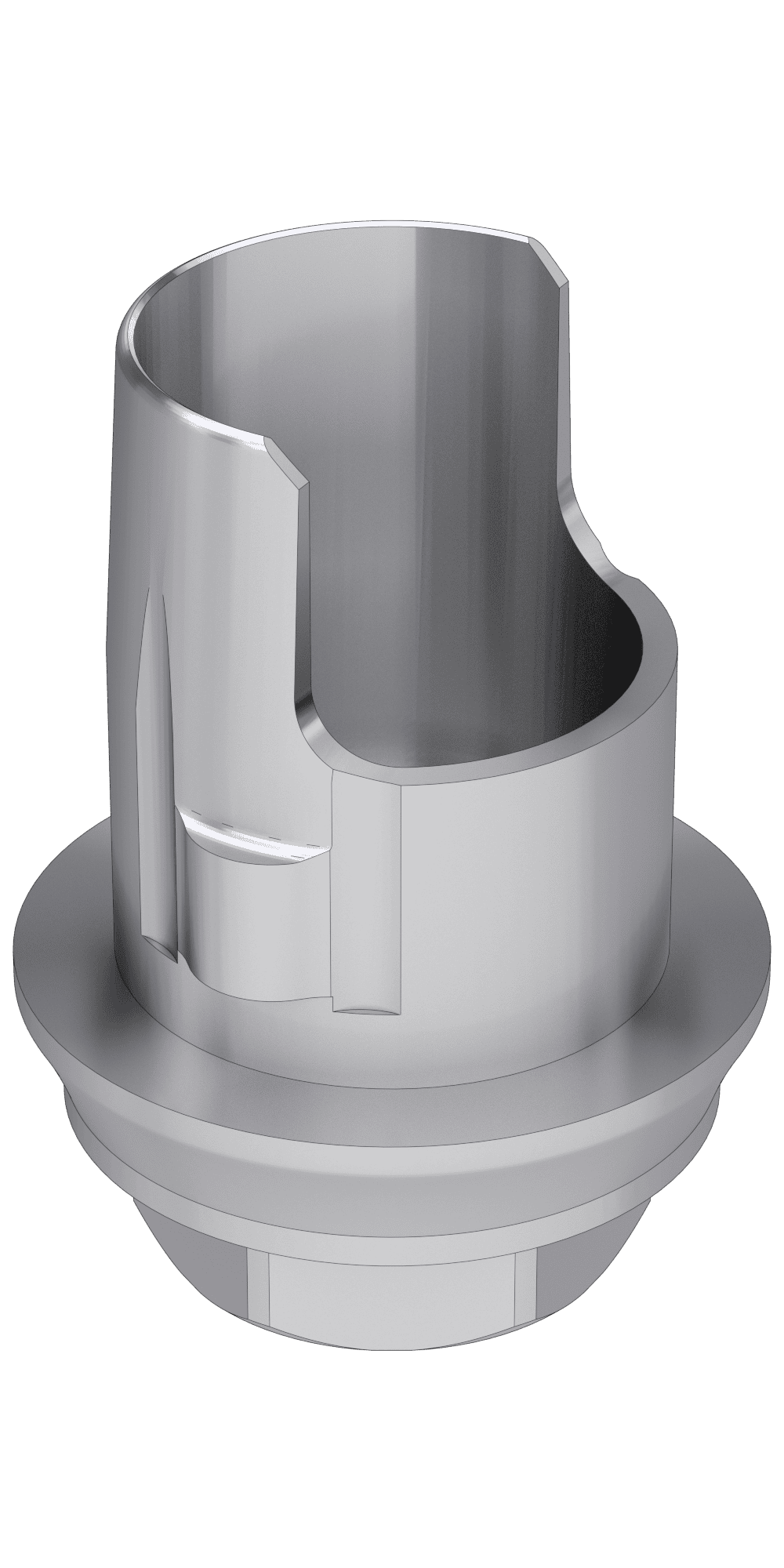 UNIFORM Uniplant® (UP) Compatible, Flexi (PCT) base, implant level, positioned