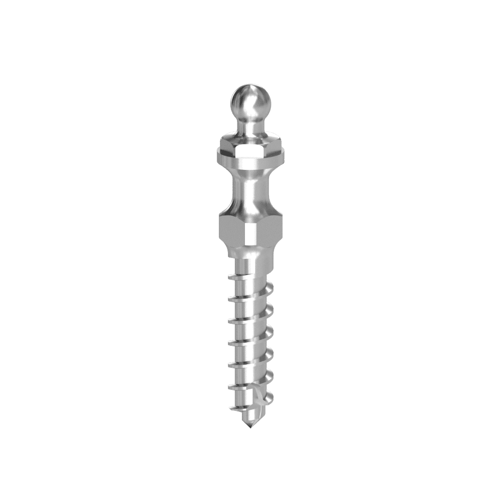 Cortilog TCL, temporary dental implant, ballhead, titan