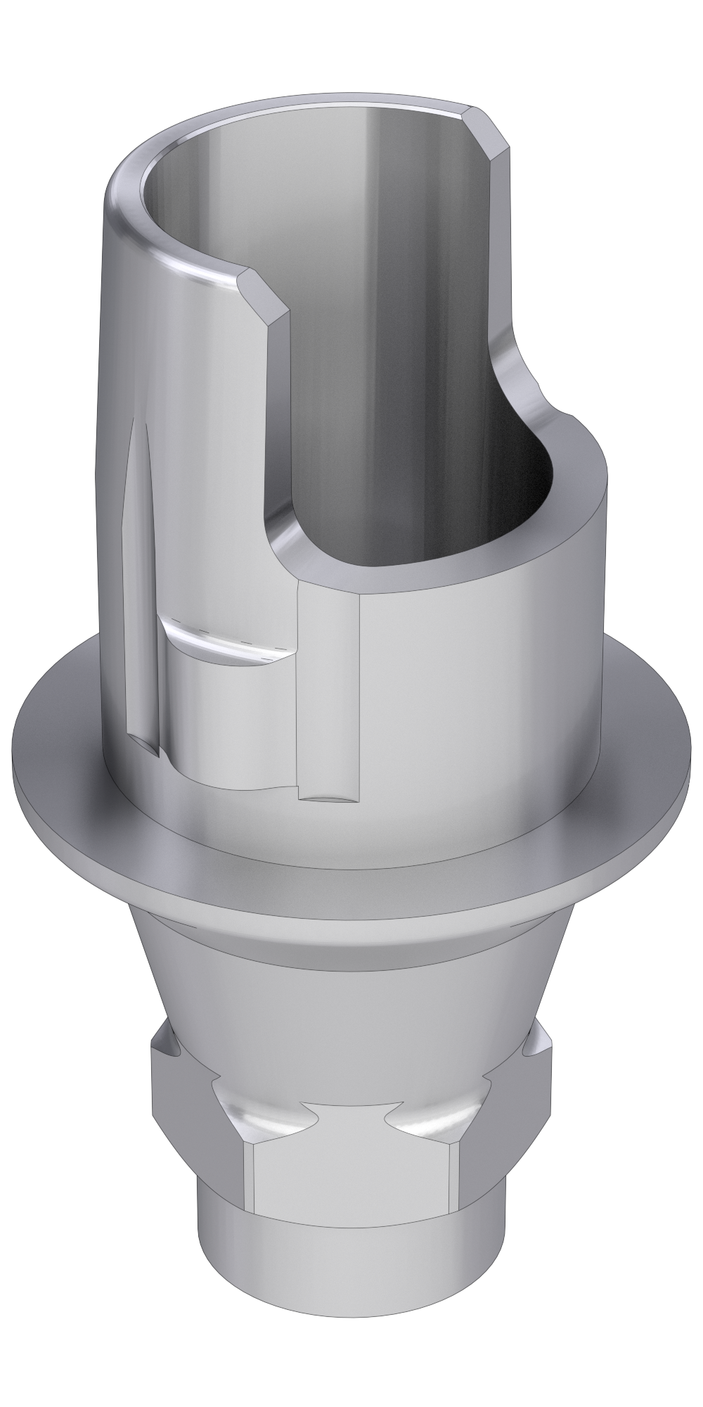 ECOplant Flexi (PCT) base, implant level, positioned