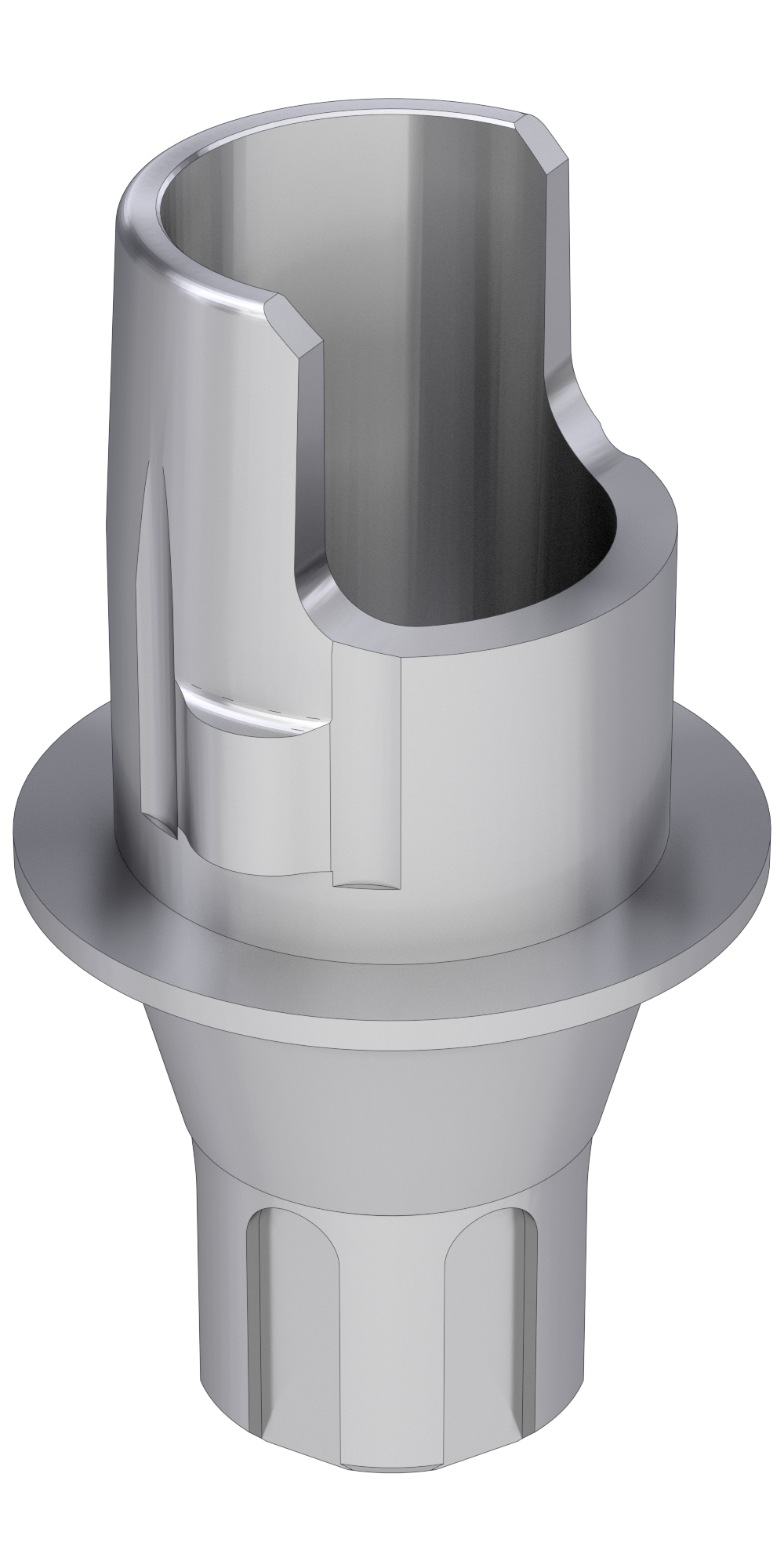 Scandrea, Flexi (PCT) base, implant level, positioned