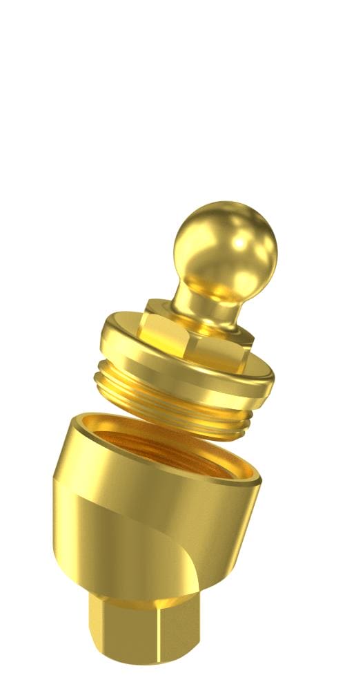 UNIFORM Implant Direct® Legacy® (LG) Compatible, Multi-Compact abutment (MC abutment), angled, with Ball head