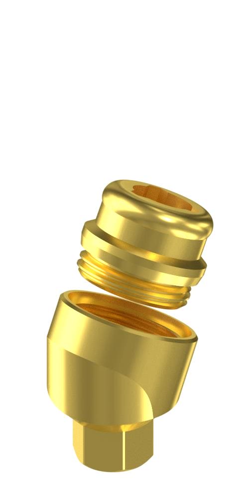 UNIFORM Implant Direct® Legacy® (LG) Compatible, Multi-Compact abutment (MC abutment), angled, with Locator head