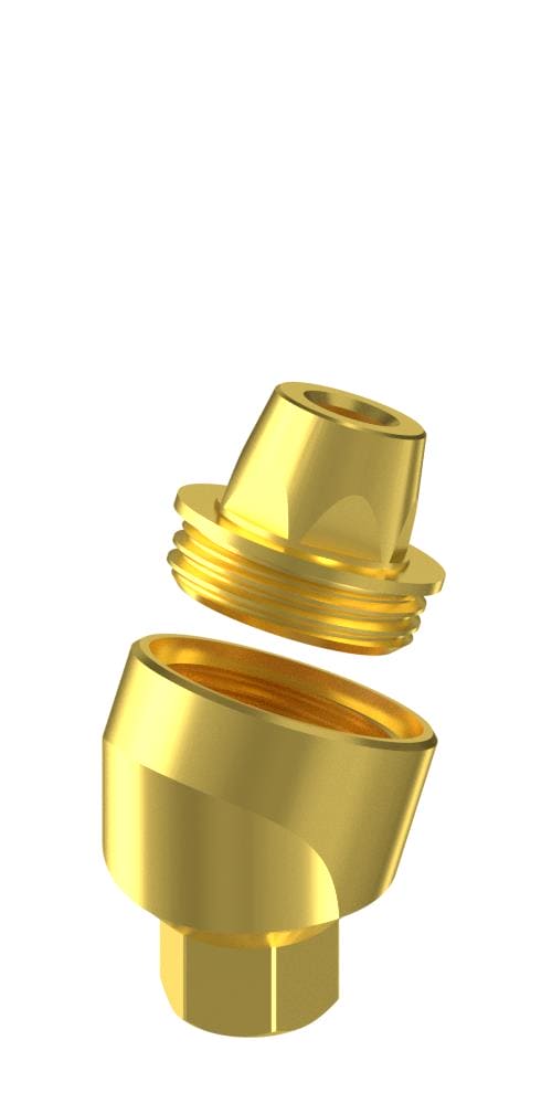 UNIFORM Implant Direct® Legacy® (LG) Compatible, Multi-Compact abutment (MC abutment), angled, with M1.6 multi-unit cone