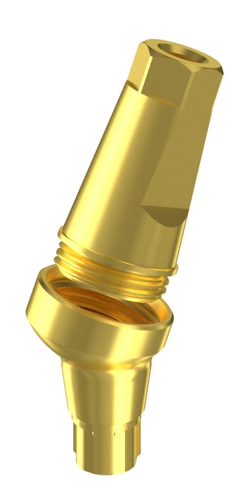 UNIFORM CONELOG® (CCL) Compatible, Multi-Compact abutment (MC abutment), angled, with a sandable head cone