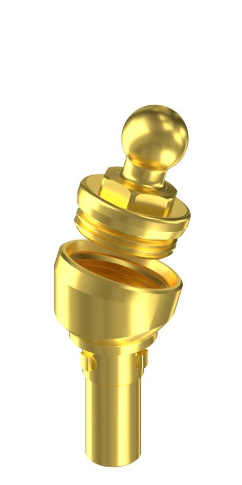 BIONIKA Cortilog PCL, Multi-Compact abutment (MC abutment), angled, with Ball head