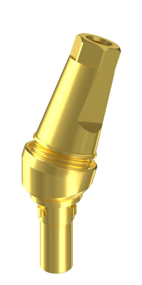 BIONIKA Cortilog PCL, Multi-Compact abutment (MC abutment), angled, with a sandable head cone