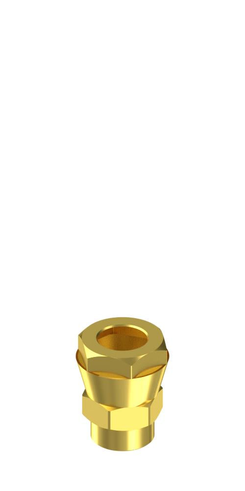 ECOplant BR interface, implant level, positioned