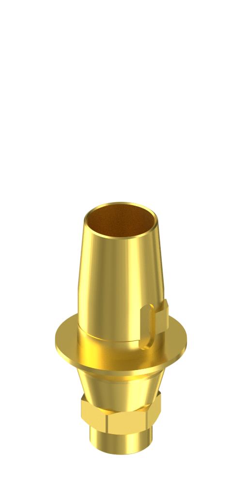 ECOplant Titanium base, implant level, positioned