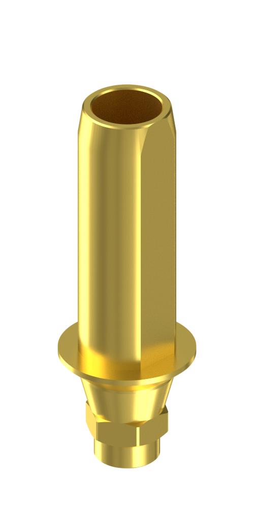 ECOplant Tube abutment, implant level, positioned