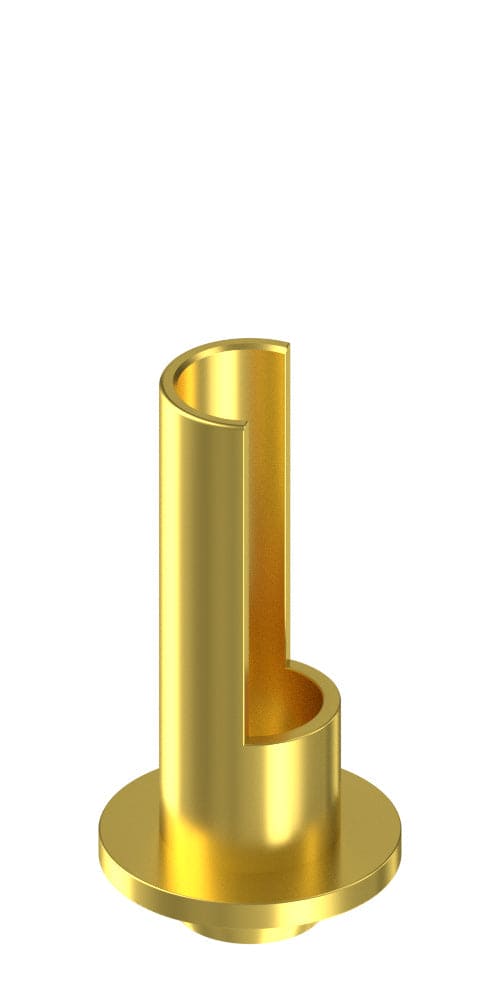 ECOplant Tube abutment, PCT stepped, implant level, non-positioned