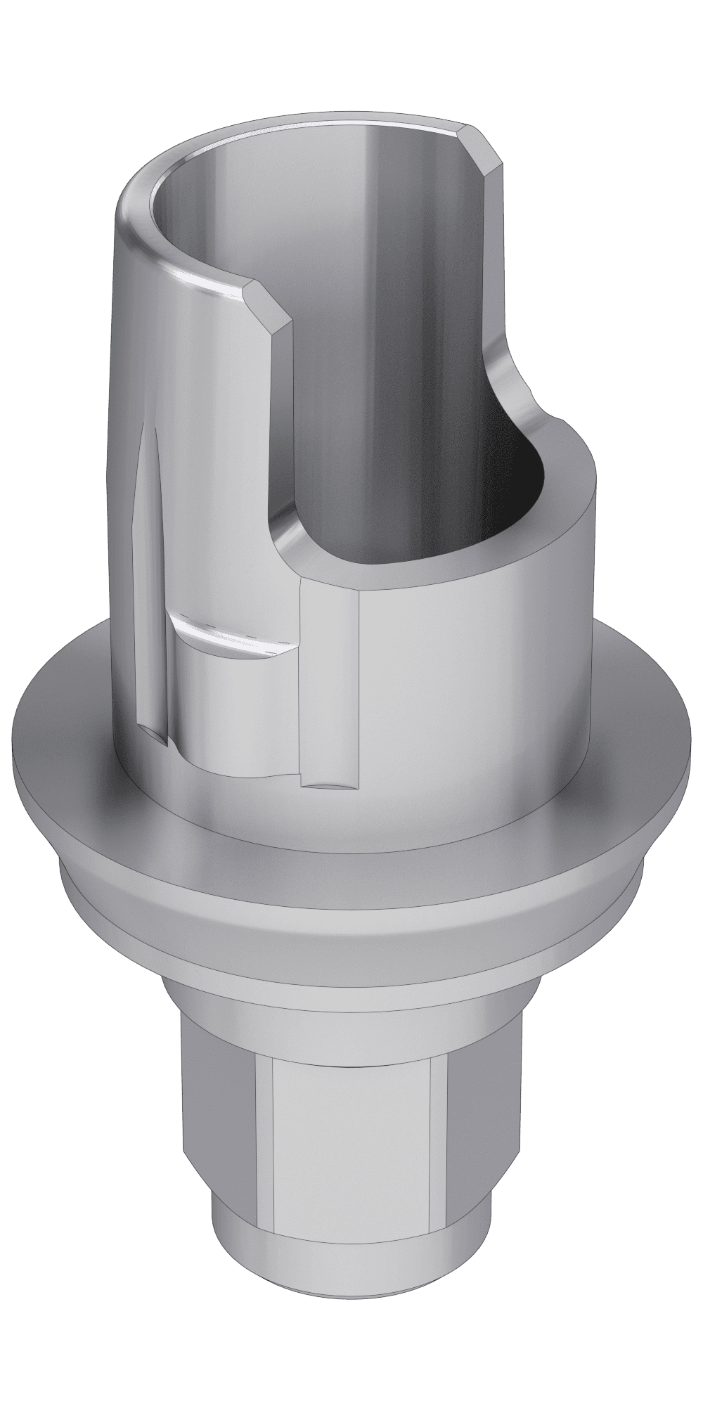 UNIFORM Biomet 3i® (3I) Compatible, Flexi (PCT) base, implant level, positioned
