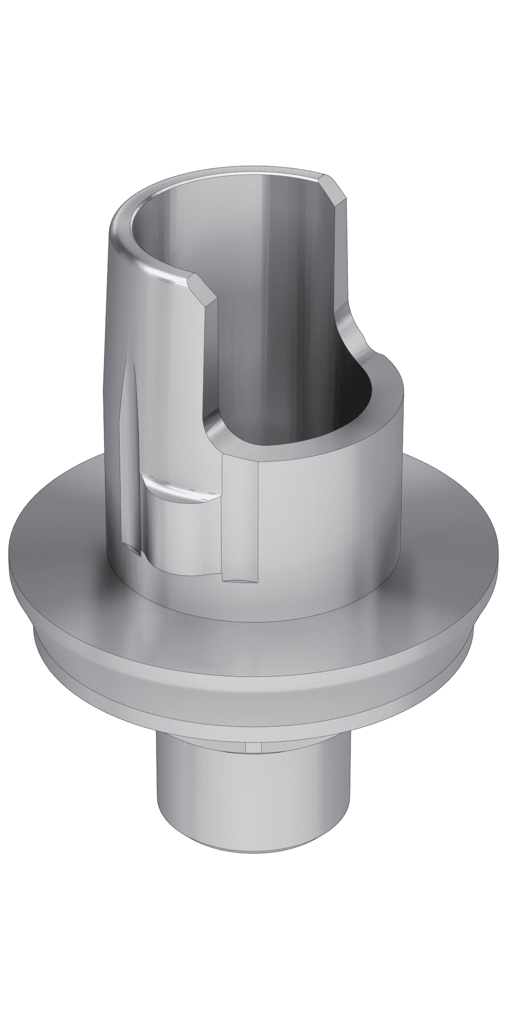UNIFORM Biomet 3i® (3I) Compatible, Flexi (PCT) base, implant level, positioned