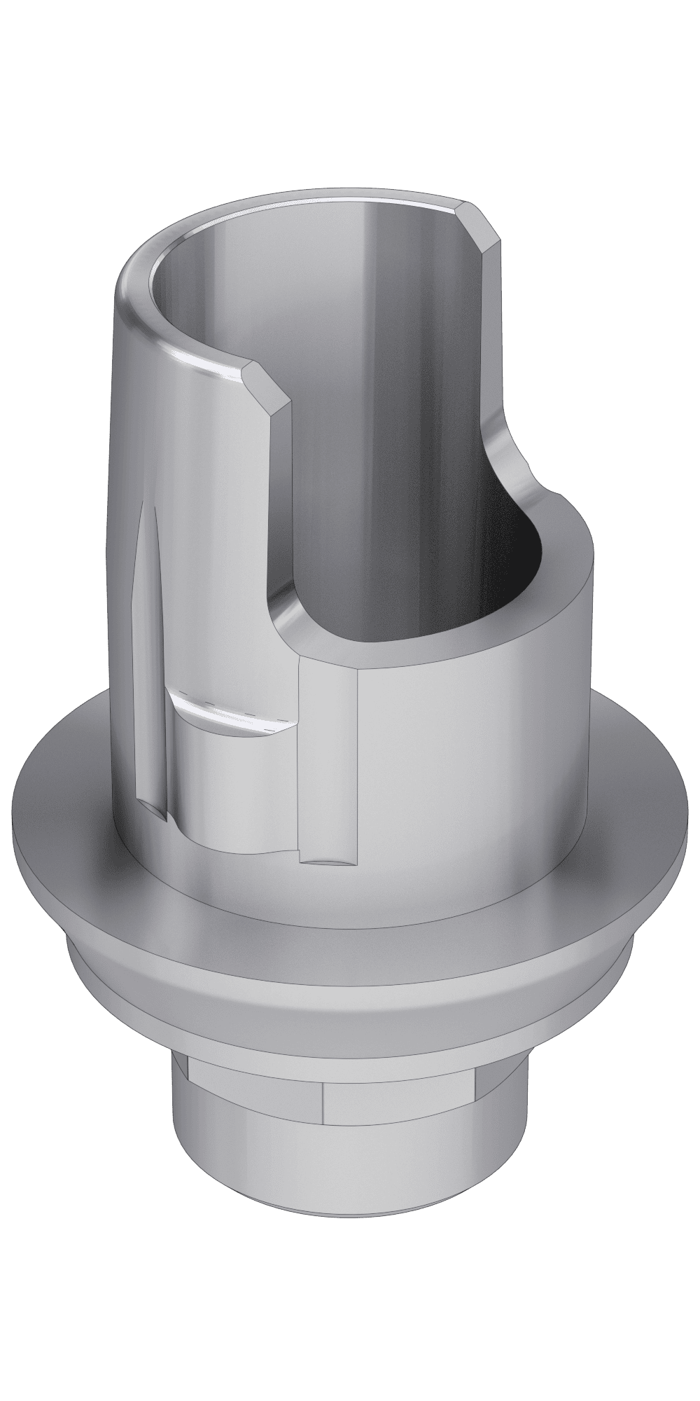 UNIFORM Anthogyr® Anthofit® (AT) Compatible, Flexi (PCT) base, implant level, positioned
