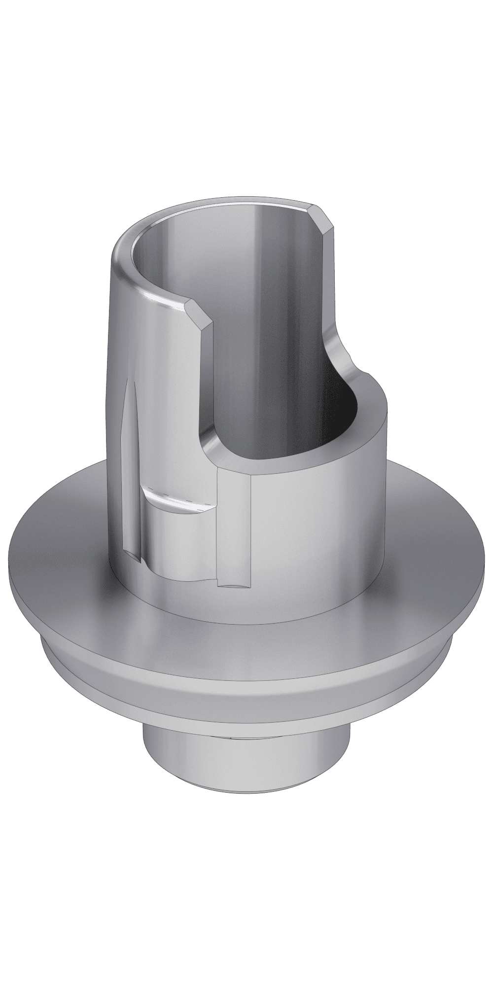 UNIFORM Anthogyr® Anthofit® (AT) Compatible, Flexi (PCT) base, implant level, positioned