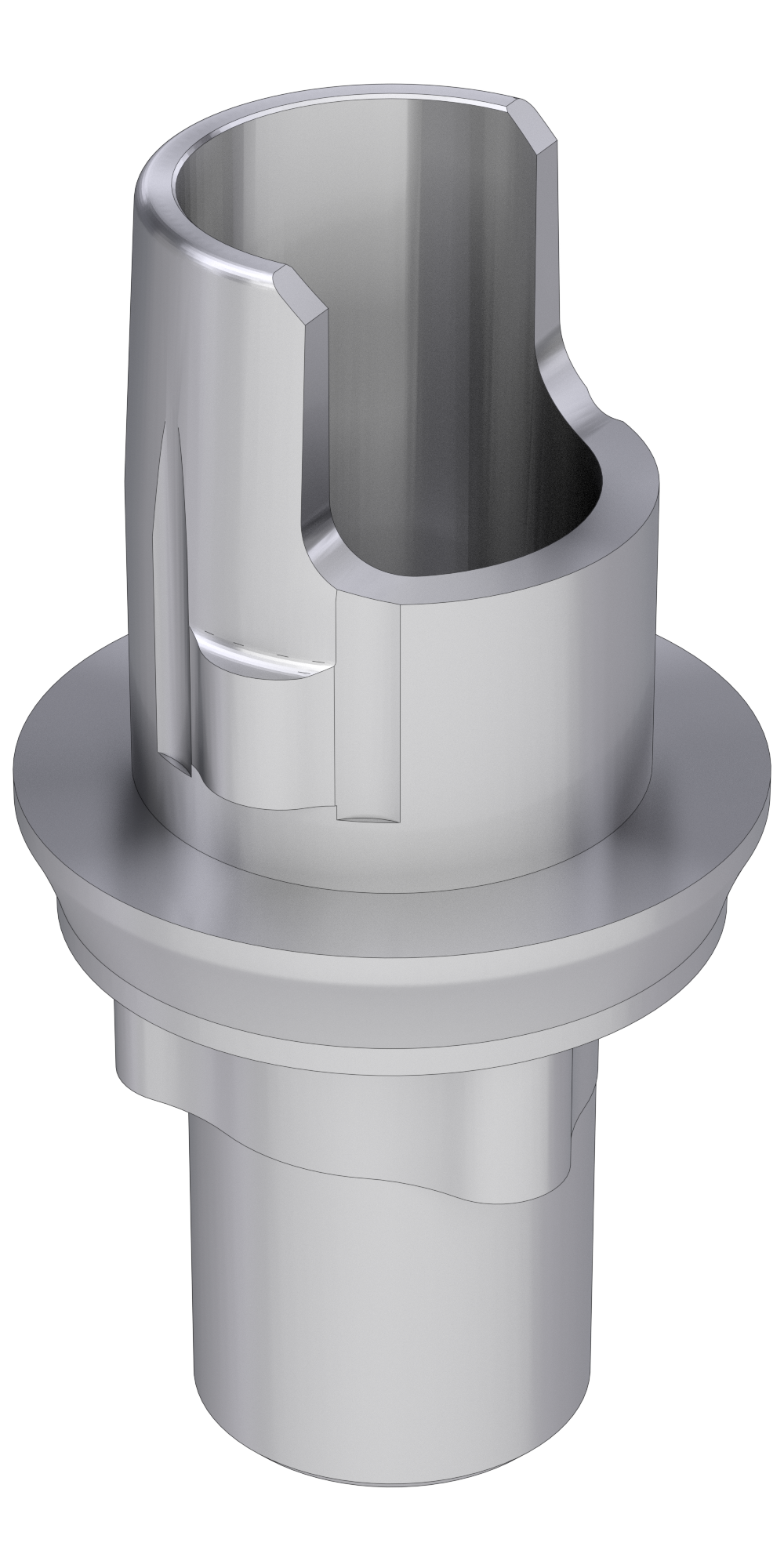 UNIFORM Nobel® Replace® (RP) Compatible, Flexi (PCT) base, implant level, positioned