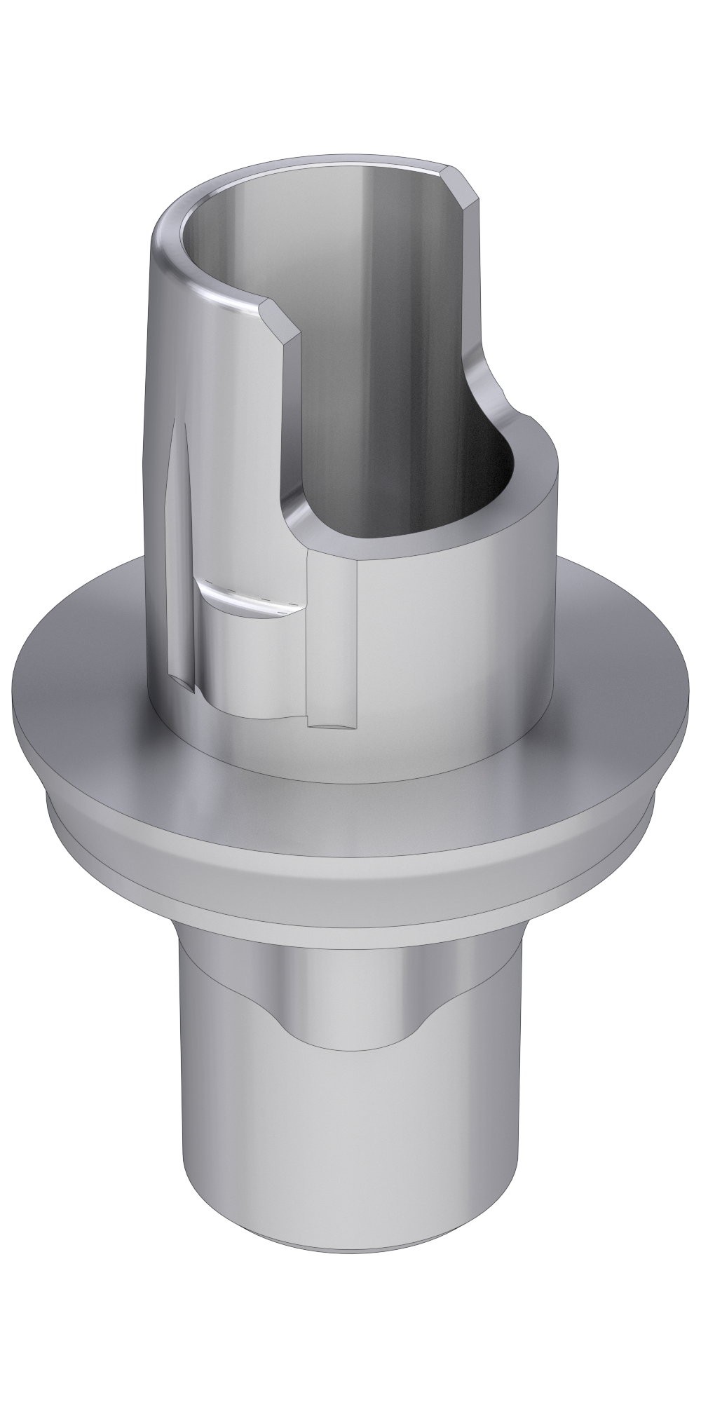 UNIFORM Nobel® Replace® (RP) Compatible, Flexi (PCT) base, implant level, positioned