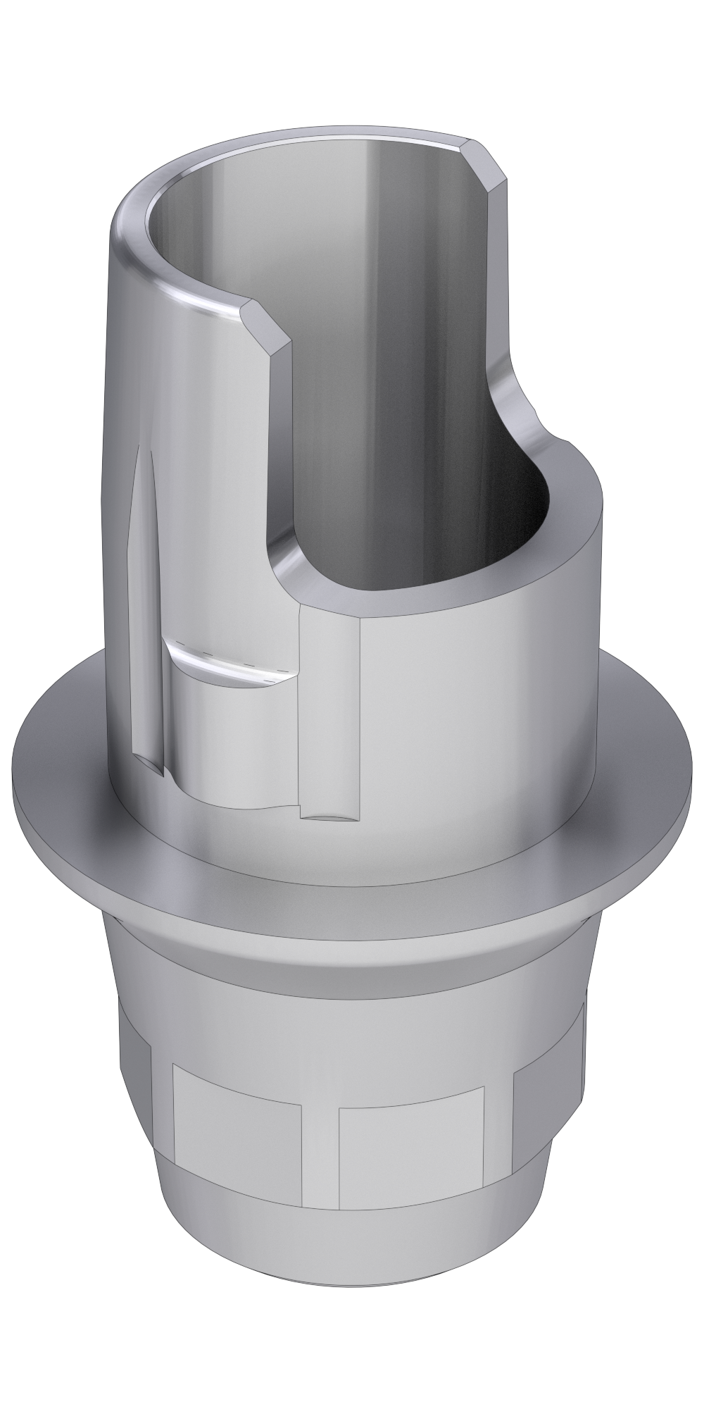 UNIFORM Straumann® Sin Octa® (ST) Compatible, Flexi (PCT) base, implant level, positioned
